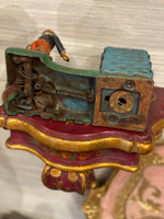 Load image into Gallery viewer, Vintage Cast Iron Mechanical Bank “Artillery Bank”
