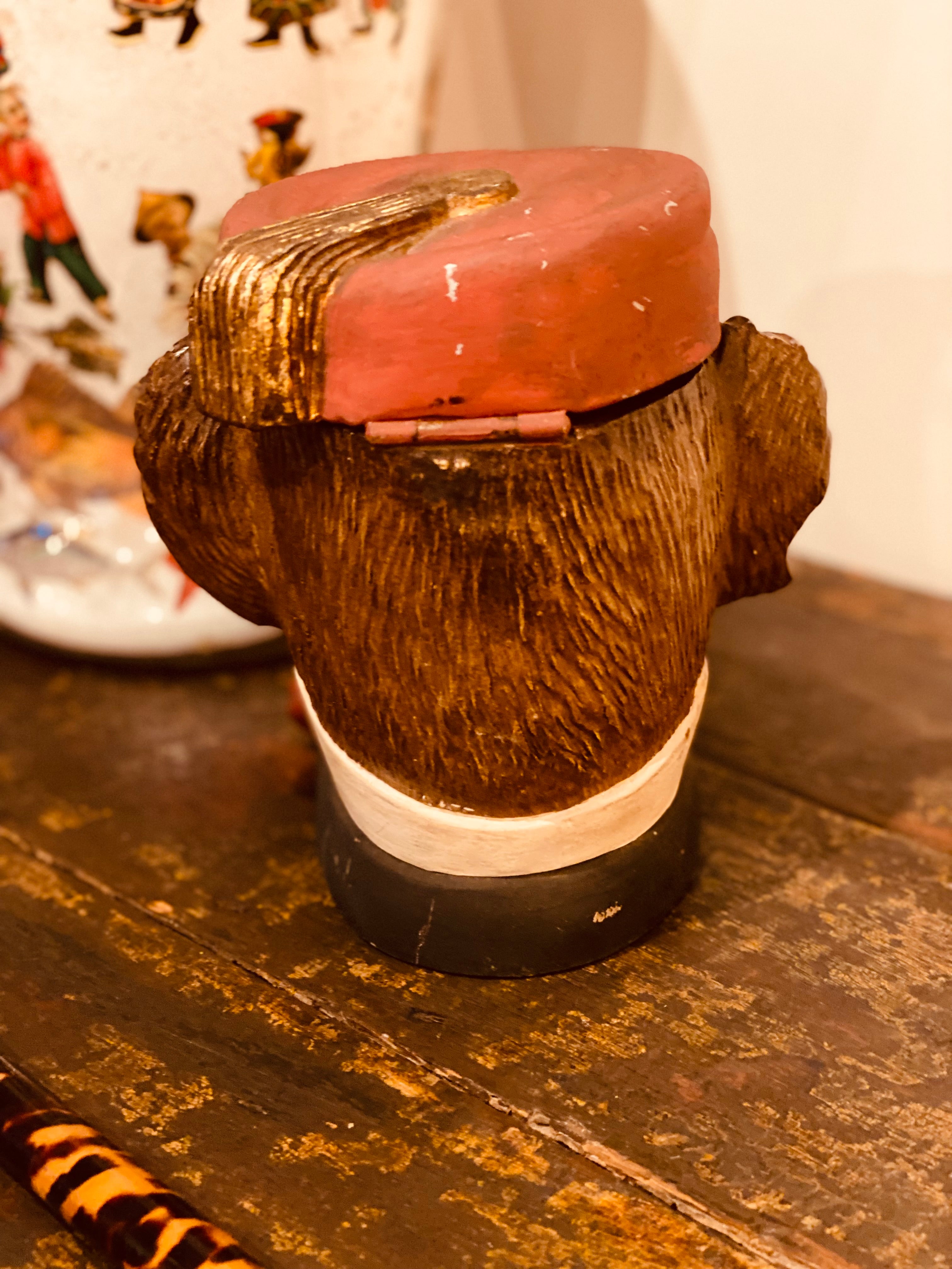 Vintage Tobacco Pot Bear
