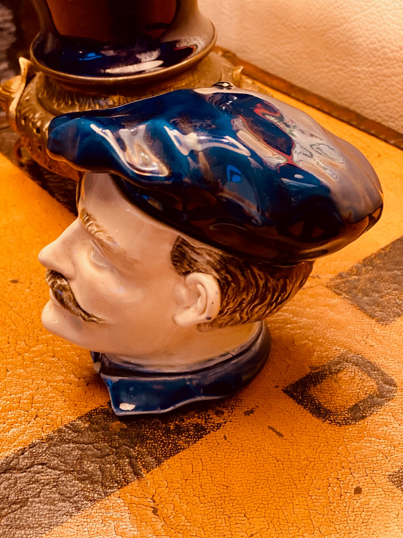 Vintage Tobacco Pot Frenchman