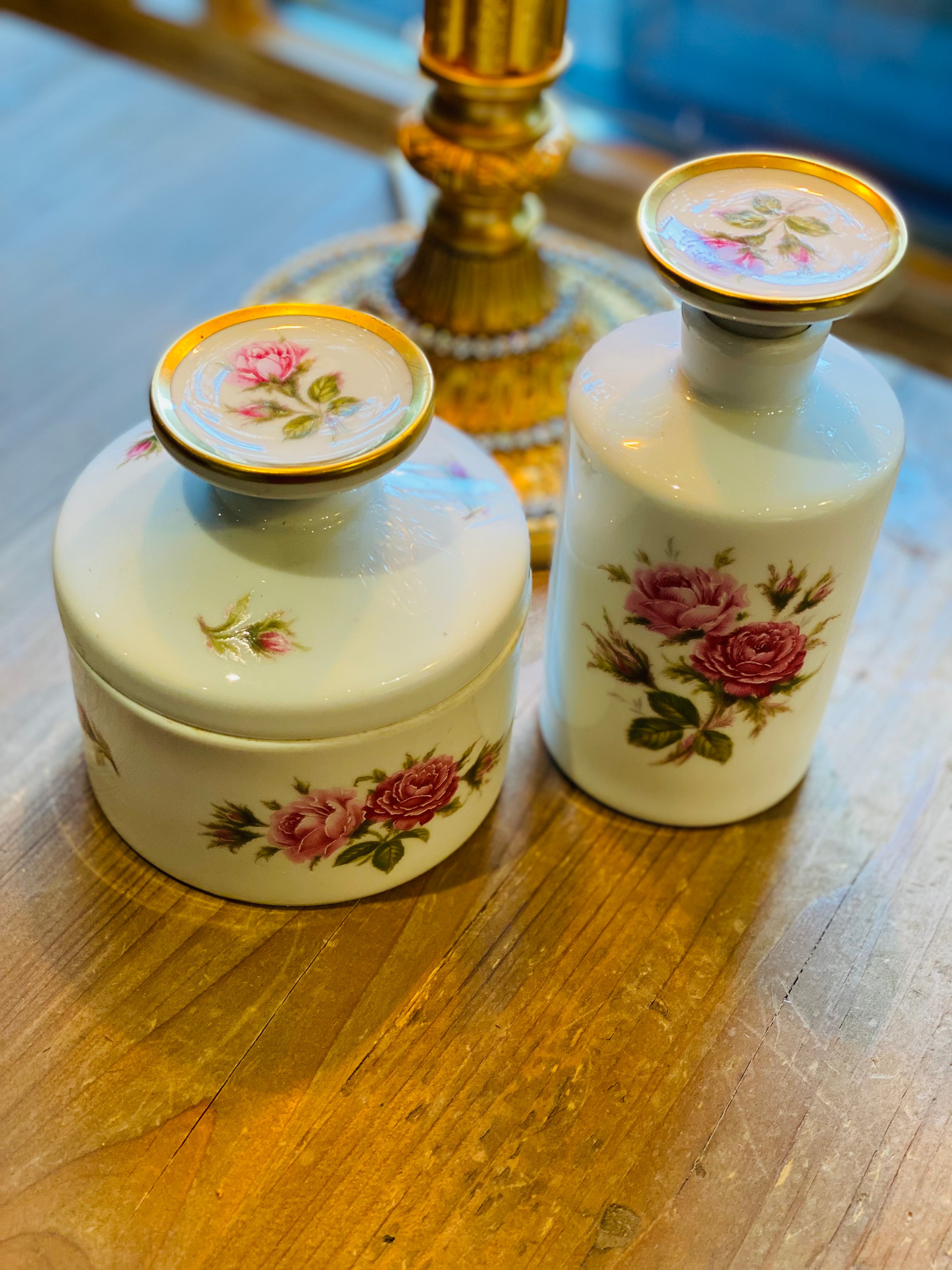 Vintage AK Kaiser « Moosrose » Porcelaine Beauty set – babettedesigns