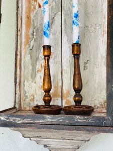 Antique set of English Victorian Candlesticks
