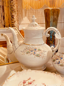 Vintage porcelain coffee and milk set