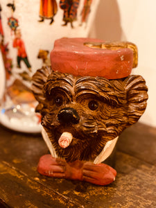 Vintage Tobacco Pot Bear